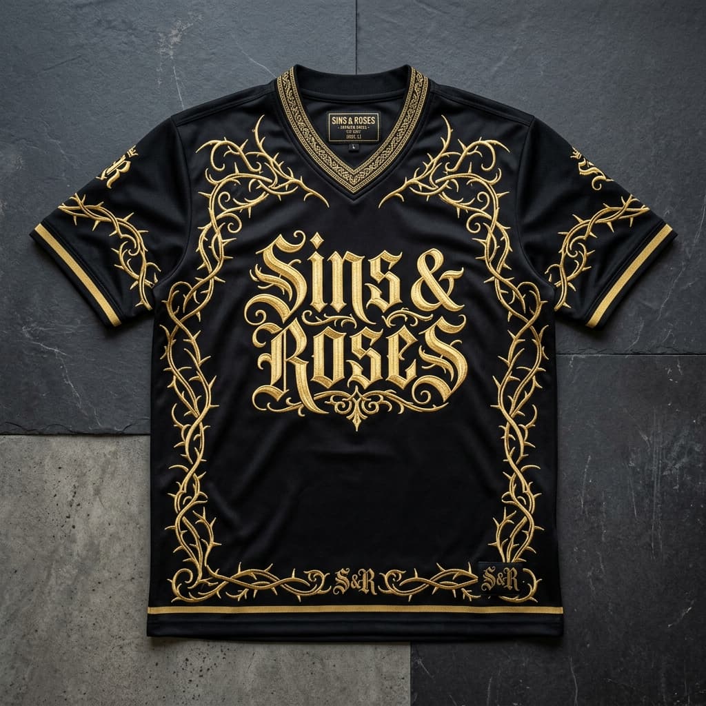 SINS & ROSES Streetwear Jersey Merchandise